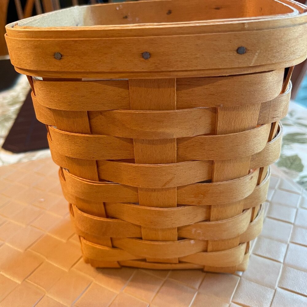 Vintage Longaberger Medium Square Basket 6" x 5 1/2"